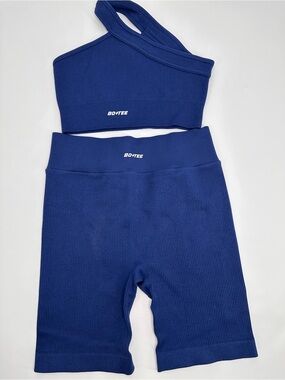 Bo+Tee Royal Blue Athletic Matching Set